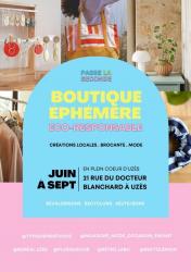 Boutique ephemere aux bourgades a uze