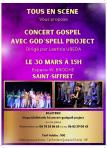 Concert gospel 30 mars